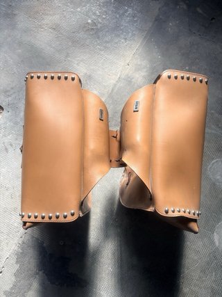 Alforjas Cuero Moto Custom