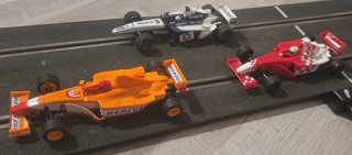 Circuito Ninco Grande con 3 coches Fórmula 1