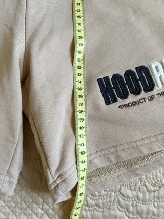 Conjunto Hoodrich Camiseta y Short Beige Talla XS