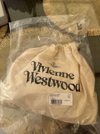 Bolso Vivienne Westwood Morado y Beige