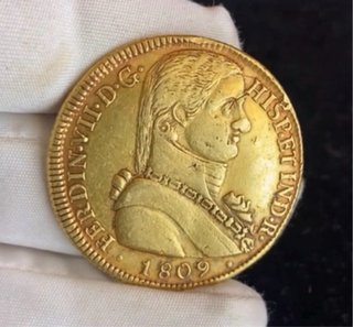 8 Escudos 1809 Fernando VII BUSTO ALMIRANTE