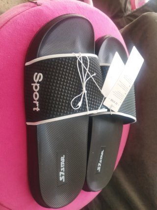 Chanclas 7STAR Hombre Talla 41 Negras