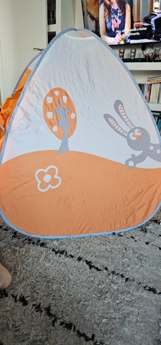 Tienda de campaña infantil naranja