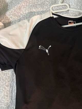 Polo Puma Negro y Blanco