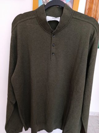 Jersey SELECTED verde militar hombre Talla M