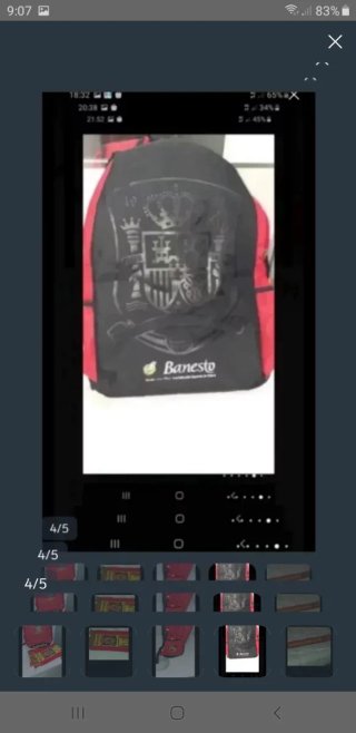 Mochila y Bufanda Selección Española Roja