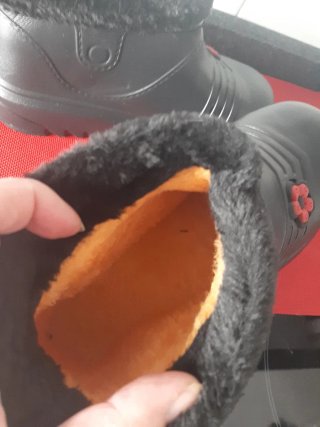 Botines negros forrados talla 39