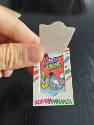 Cromo Adivina Adivinanza Gato