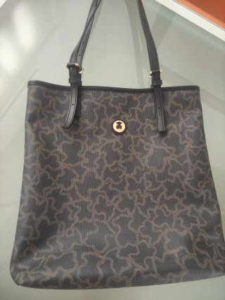 Bolso Tous Negro y Marrón Nuevo