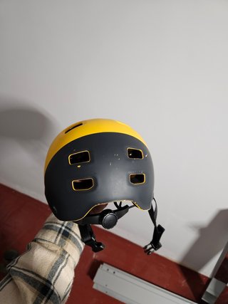 Casco bici/patinete infantil amarillo