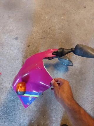 Careta Rieju RS1 - Carenado frontal