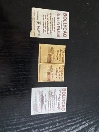 Lote de 3 cromos de animales