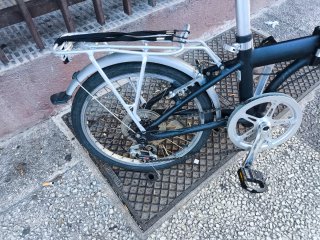 Bicicleta Plegable Negra
