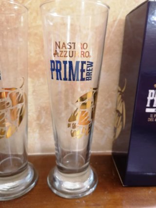 Set 2 Bicchieri Nastro Azzurro Prime