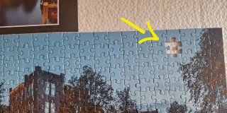 Puzzle Panorâmico - 1000 Peças  "Falta 1 Peça"
