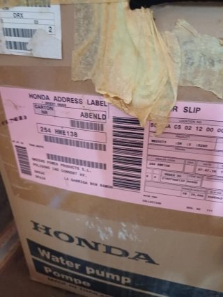 Motobomba gasolina Honda WB20XT 50mm