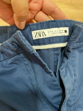 Bermudas Zara Man Azules