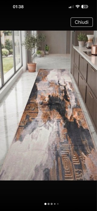 Tappeto cm 60x300 Maison du Monde Velluto