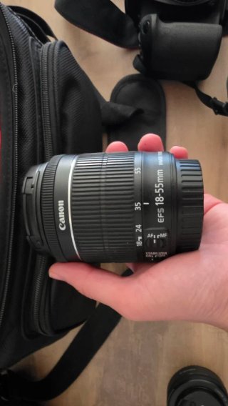 Canon 90D + bolsa + Lentes (85mm + 50mm + 18-55mm)