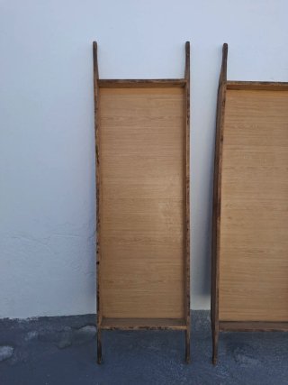 Bandeja de madera antigua