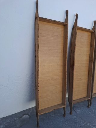 Bandeja de madera antigua