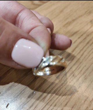 Anillo Pandora Banda Ancha Plata de Ley 925