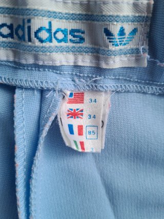Shorts Adidas vintage blu
