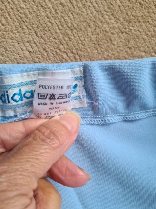 Shorts Adidas vintage blu