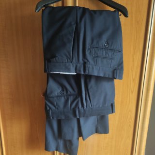 Traje azul marino Mango