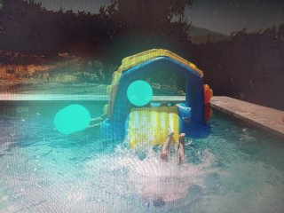 Castillo tobogán Intex para piscina