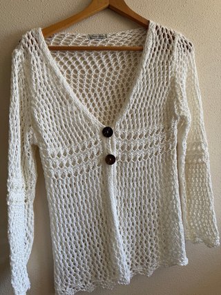 Jersey de hilo blanco talla única