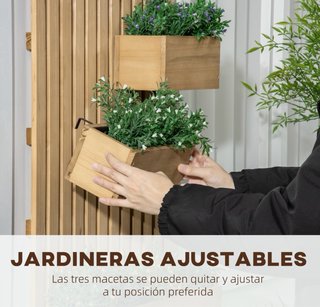 Jardinera de Pared Madera
