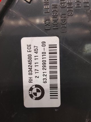 Piloto trasero derecho bmw 63.212990110-09 x1 2696