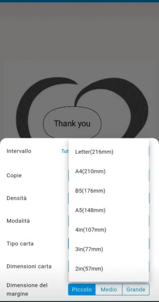 Stampante termica portatile A4 HZTZ