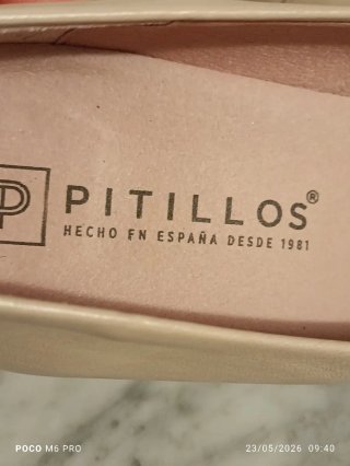Zapatos de salón Pitillos beige talla 38