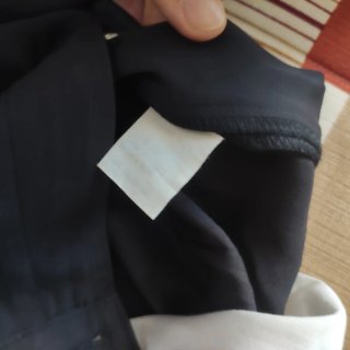 Traje comunión beige y negro