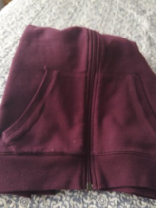 Sudadera con cremallera mujer morada