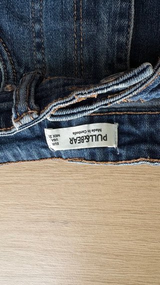 Falda denim vaquera talla S pull and bear