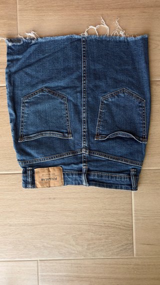 Falda denim vaquera talla S pull and bear