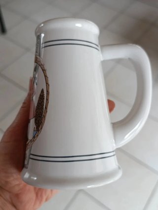 Boccale birra vintage ceramica