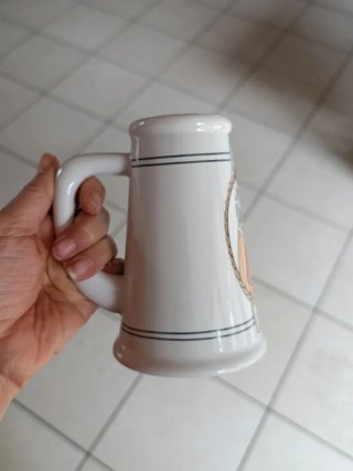 Boccale birra vintage ceramica