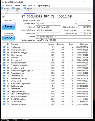 2x Seagate 1TB 2.5 SATA HDD ST1000LM035