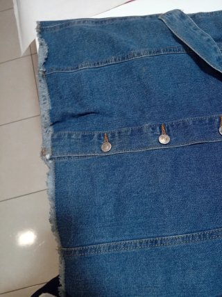 Salopette gonna jeans blu
