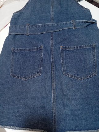 Salopette gonna jeans blu