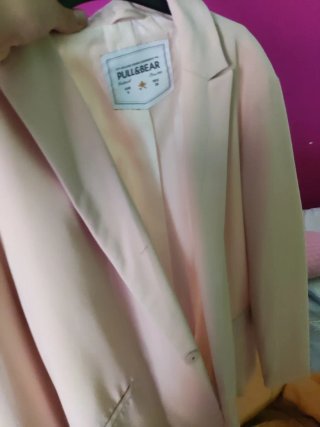 Blazer Talla S Rojo/Morado