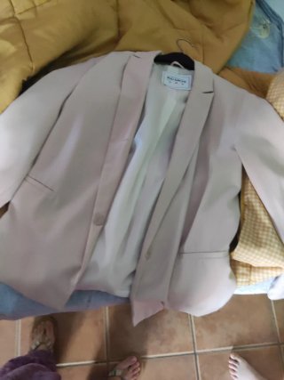 Blazer Talla S Rojo/Morado