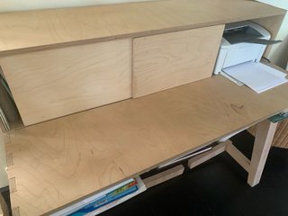 Escritorio de madera diseño personalizado