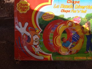 Rueda Hinchable Chupa Chups Gigante