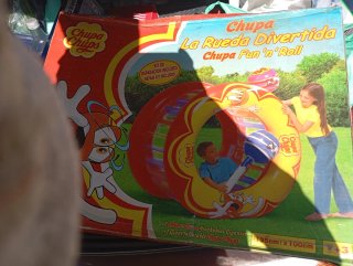 Rueda Hinchable Chupa Chups Gigante