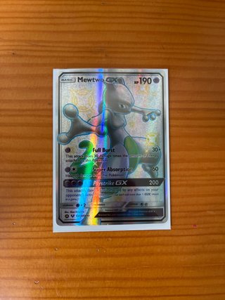 Carta Pokémon Mewtwo GX Shiny